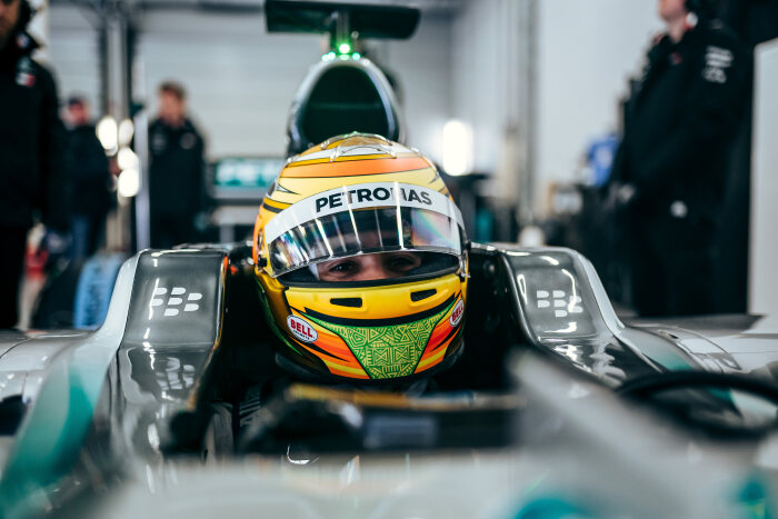 M189576 Mercedes-Benz Classic Insight: 125 years of Motorsport, Silverstone, Day 2 - Sebastian Kawka