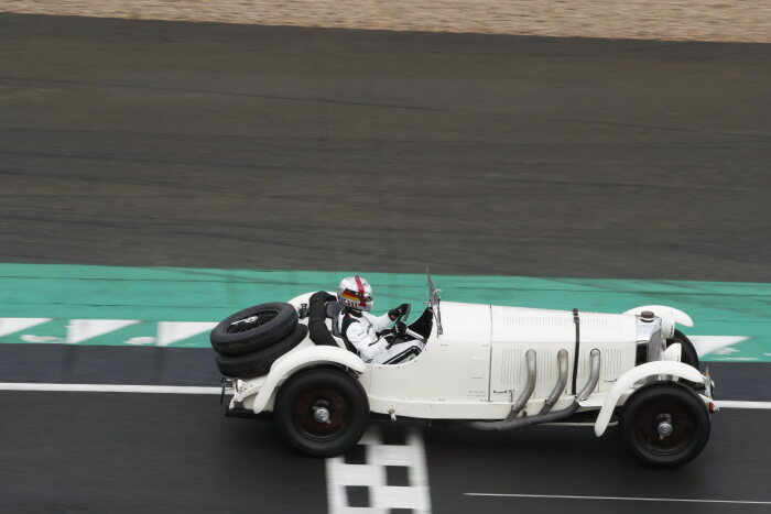 M189606 Mercedes-Benz Classic Insight: 125 years of Motorsport, Silverstone, Day 1 - Jürgen Tap
