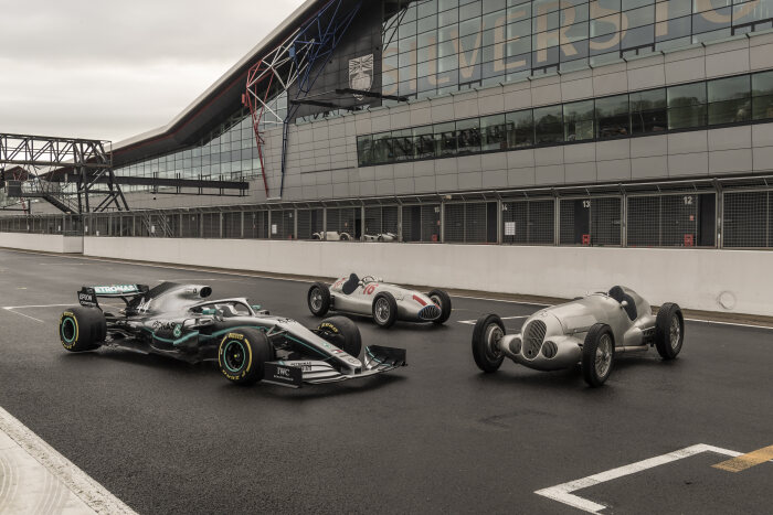 M189651 Mercedes-Benz Classic Insight: 125 years of Motorsport, Silverstone, Day 1