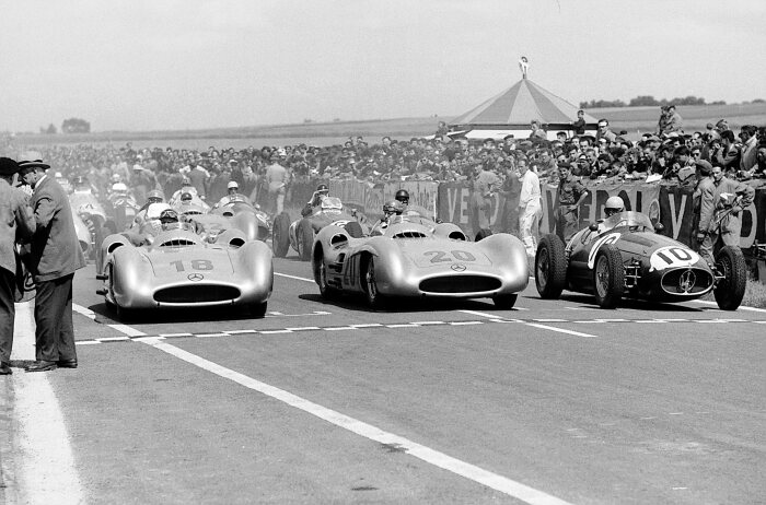 M204793 The first Formula One race for Mercedes-Benz