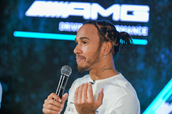 M213068 Lewis Hamilton visits Kuala Lumpur for a day with PETRONAS