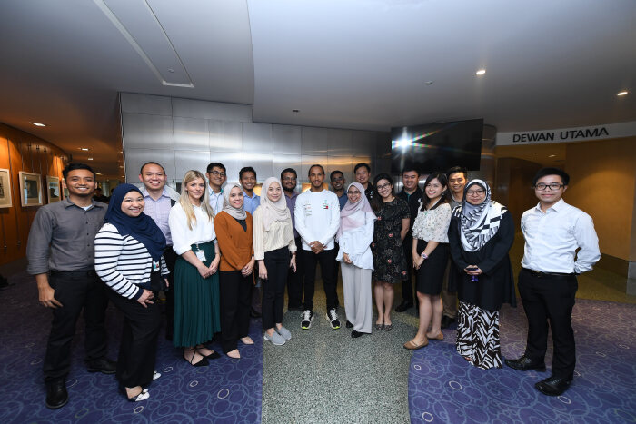 M213069 Lewis Hamilton visits Kuala Lumpur for a day with PETRONAS