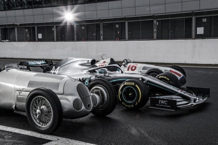 M219634 125 years Mercedes-Benz motorsport celebration in Silverstone