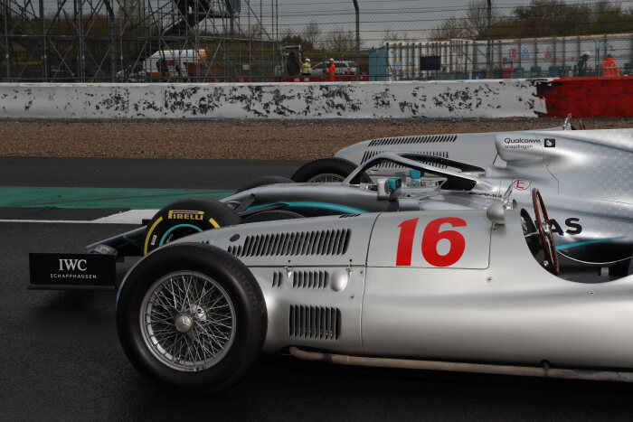 M219636 125 years Mercedes-Benz motorsport celebration in Silverstone