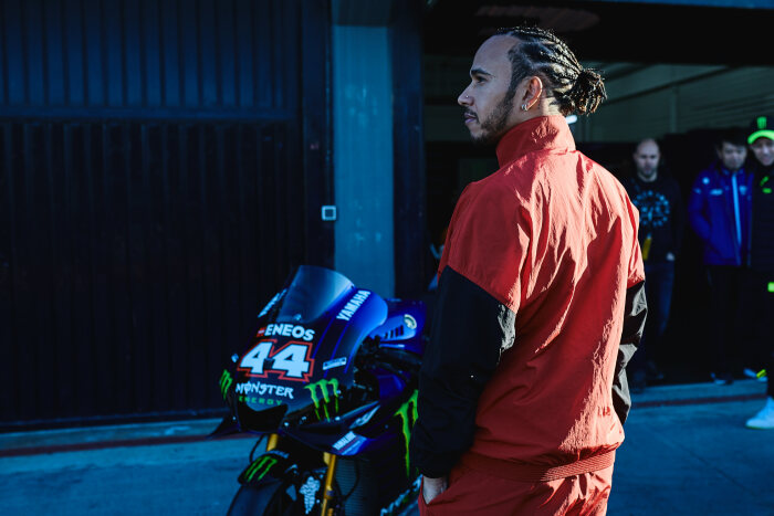 M224235 Lewis Hamilton and Valentino Rossi - Valencia #LH44VR46