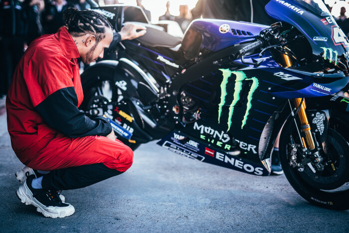 M224234 Lewis Hamilton and Valentino Rossi - Valencia #LH44VR46