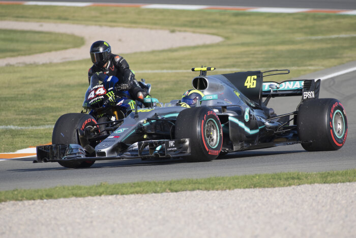 M224238 Lewis Hamilton and Valentino Rossi - Valencia #LH44VR46