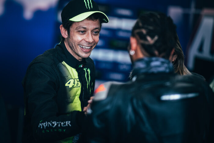 M224254 Lewis Hamilton and Valentino Rossi - Valencia #LH44VR46
