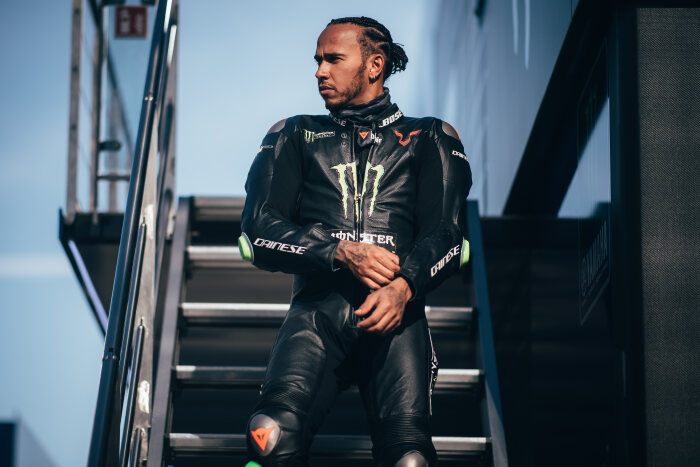 M224255 Lewis Hamilton and Valentino Rossi - Valencia #LH44VR46