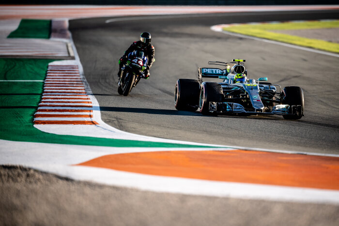 M224262 Lewis Hamilton and Valentino Rossi - Valencia #LH44VR46