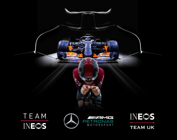 M224297 Mercedes-AMG Petronas Motorsport announces performance partnership with INEOS sailing and cycling teams