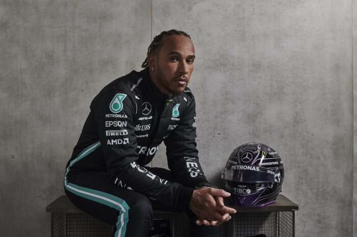 M256865 Mercedes-AMG F1 W12 E Performance Launch - Lewis Hamilton