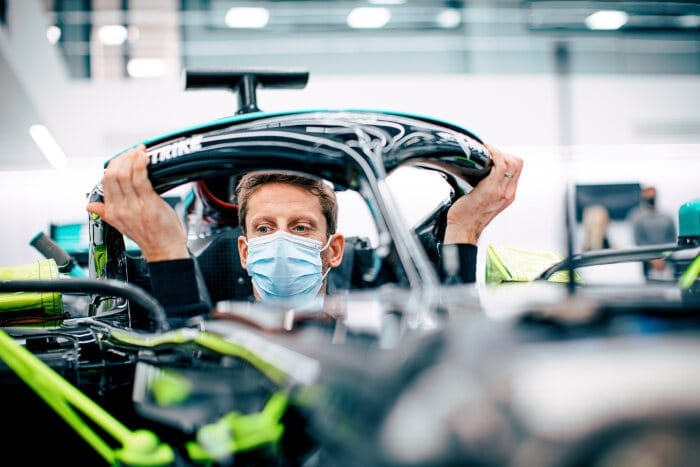 M266110 Romain Grosjean Test Announcement