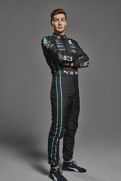 M298840 Mercedes-AMG F1 W13 E Performance Launch - George Russell