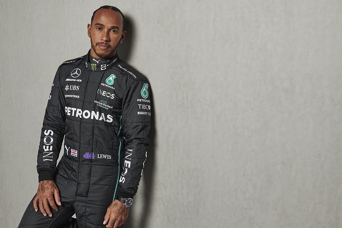 M298841 Mercedes-AMG F1 W13 E Performance Launch - Lewis Hamilton
