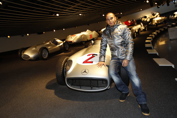 M146484 Lewis - first visit to Stuttgart