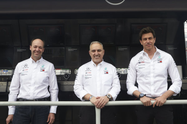 M160794 Mercedes-AMG Petronas Motorsport partners with Hewlett Packard Enterprise