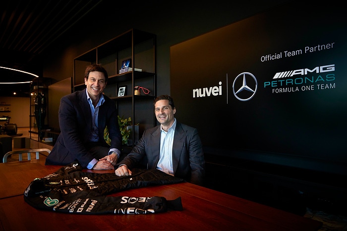 Nuvei and Mercedes-AMG PETRONAS Formula One Team join forces ahead of new Formula One™ season