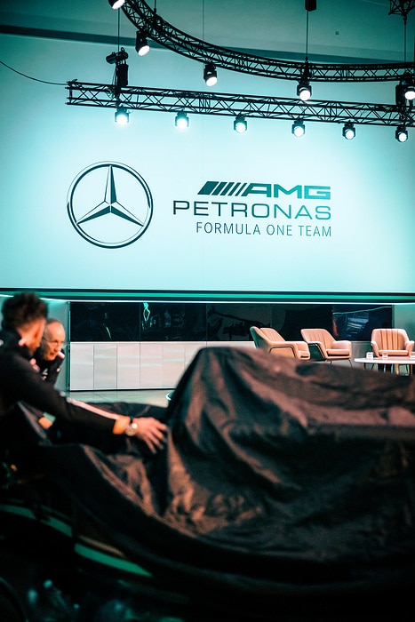 M350395 Mercedes-AMG F1 W14 E Performance Launch - Finn Pomeroy