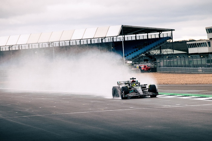 M351603 Mercedes-AMG F1 W14 E Performance Launch - Finn Pomeroy