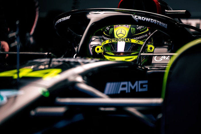 M351619 Mercedes-AMG F1 W14 E Performance Launch - Finn Pomeroy