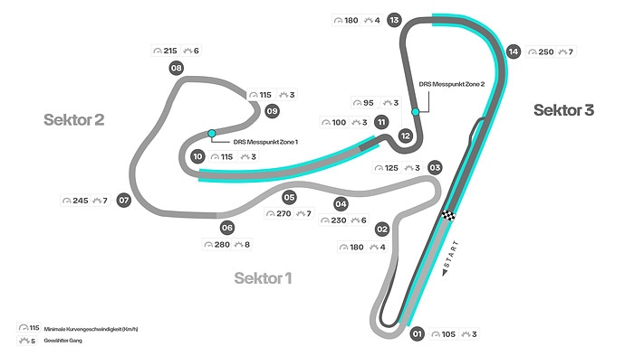 M389392 GERMAN: 2023 Dutch Grand Prix - Track Map