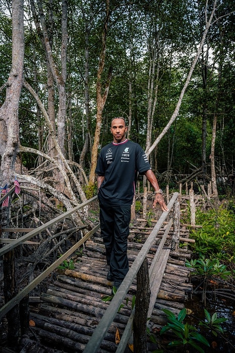M392889 Lewis visits PETRONAS Mangrove Conservation Project in Malaysia