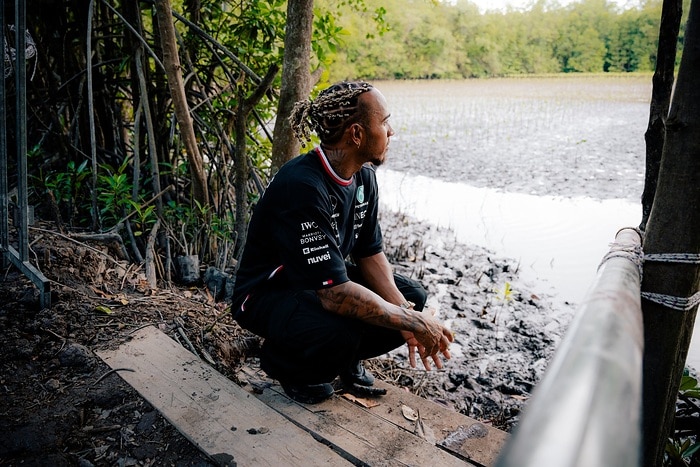 M392891 Lewis visits PETRONAS Mangrove Conservation Project in Malaysia