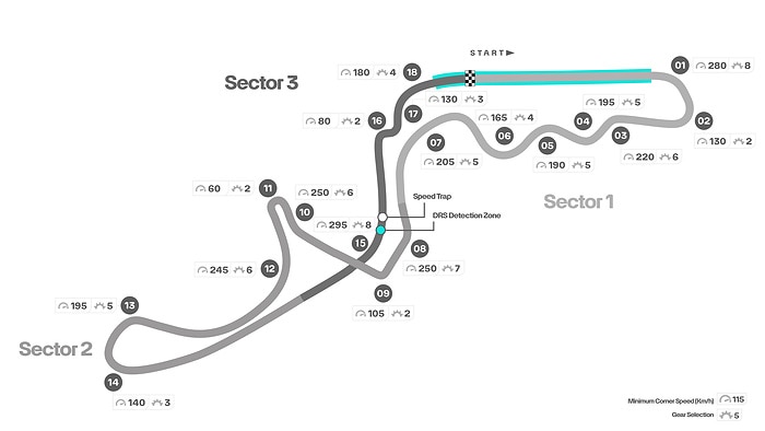 M394716 ENGLISH: 2023 Japanese Grand Prix - Track Map