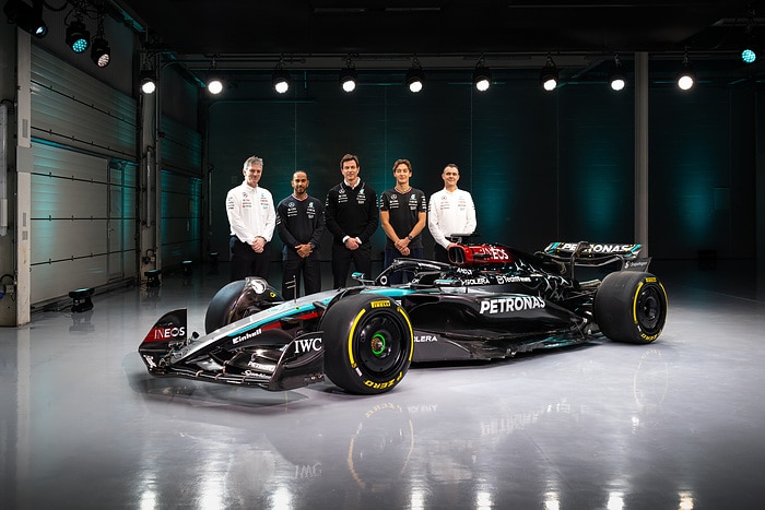 M410729 Mercedes-AMG F1 W15 E Performance Launch - Finn Pomeroy