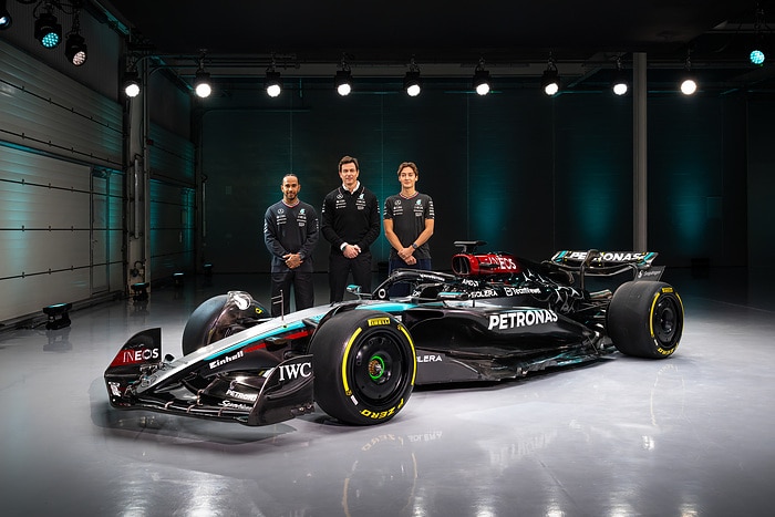 M410733 Mercedes-AMG F1 W15 E Performance Launch - Finn Pomeroy
