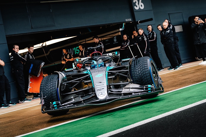M410922 Mercedes-AMG F1 W15 E Performance Launch - Finn Pomeroy