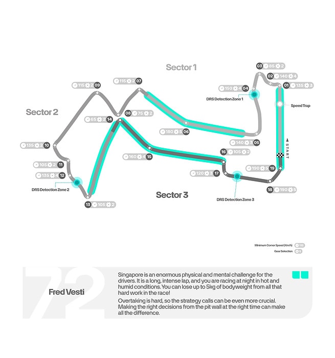M537670 ENGLISH: 2025 Singapore Grand Prix – Track Map