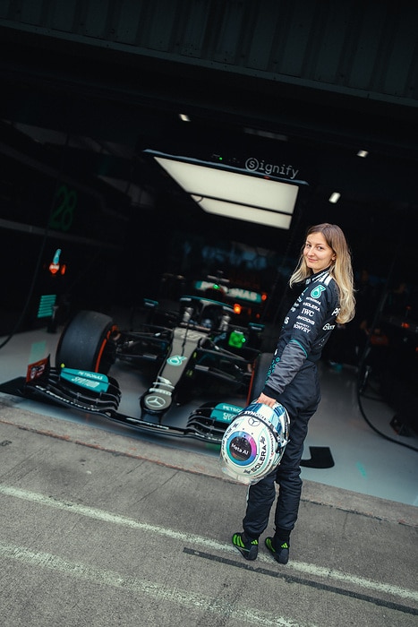 M593351 F1 Academy Champion Doriane Pin Breaks New Ground with Maiden F1 Test